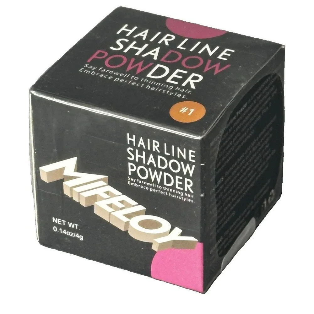 Mifeloy Root Touch Up Hair Line Shadow Powder Cover Up Color‎ #1 Light Brown